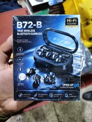 B 72 B ওয়্যারলেস ব্লুটুথ হেডফোন পাওয়ারব্যাংক সহ