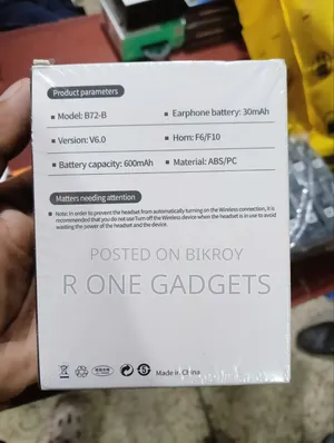 B 72 B Wireless Bluetooth Headphones With Powerbank