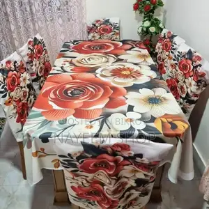 থ্রিডি প্রিন্ট ডাইনিং কাভার সেট