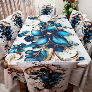 থ্রিডি প্রিন্ট ডাইনিং কাভার সেট