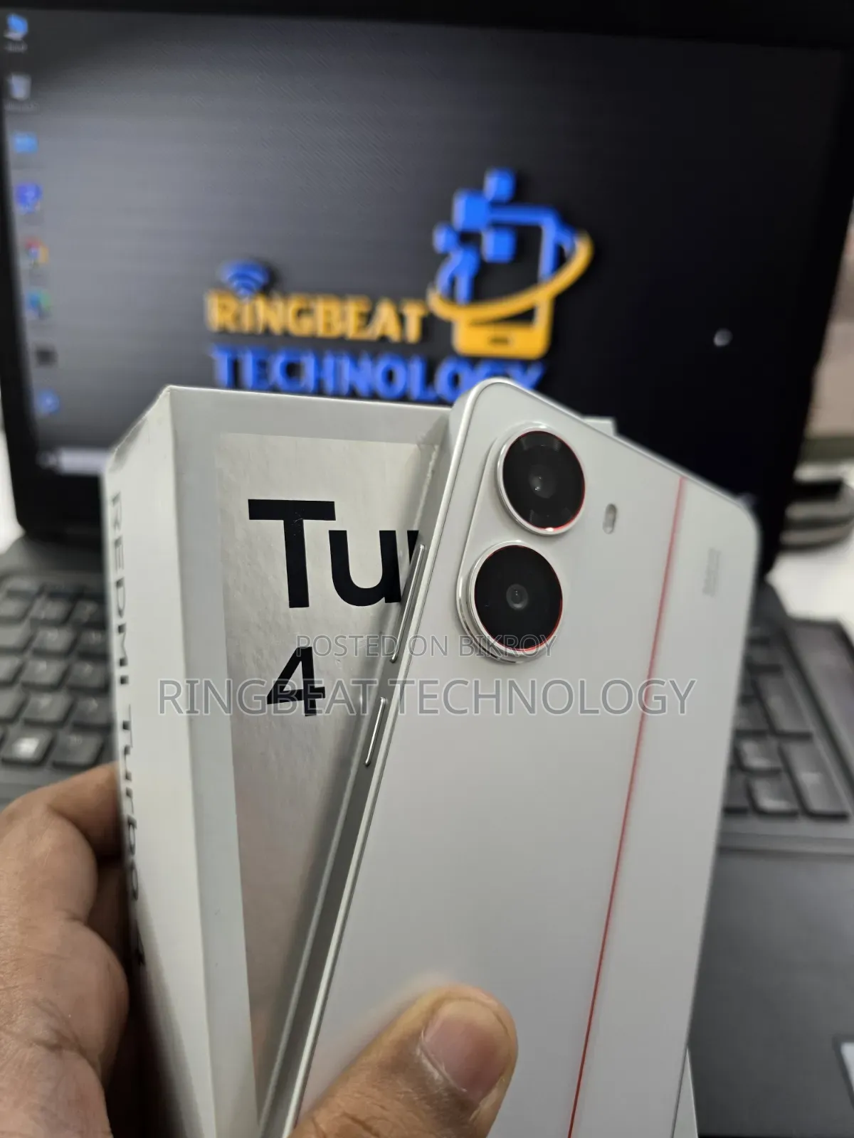 শাওমি রেডমি টার্বো ৪ ২৫৬ জিবি হোয়াইট