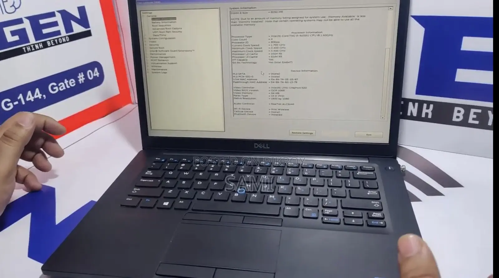 Laptop Dell Latitude 7490 8GB Intel Core i5 SSD 256GB