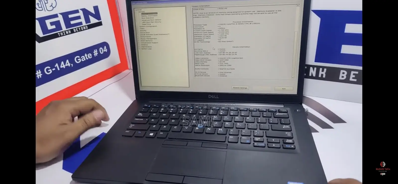 Laptop Dell Latitude 7490 8GB Intel Core i5 SSD 256GB