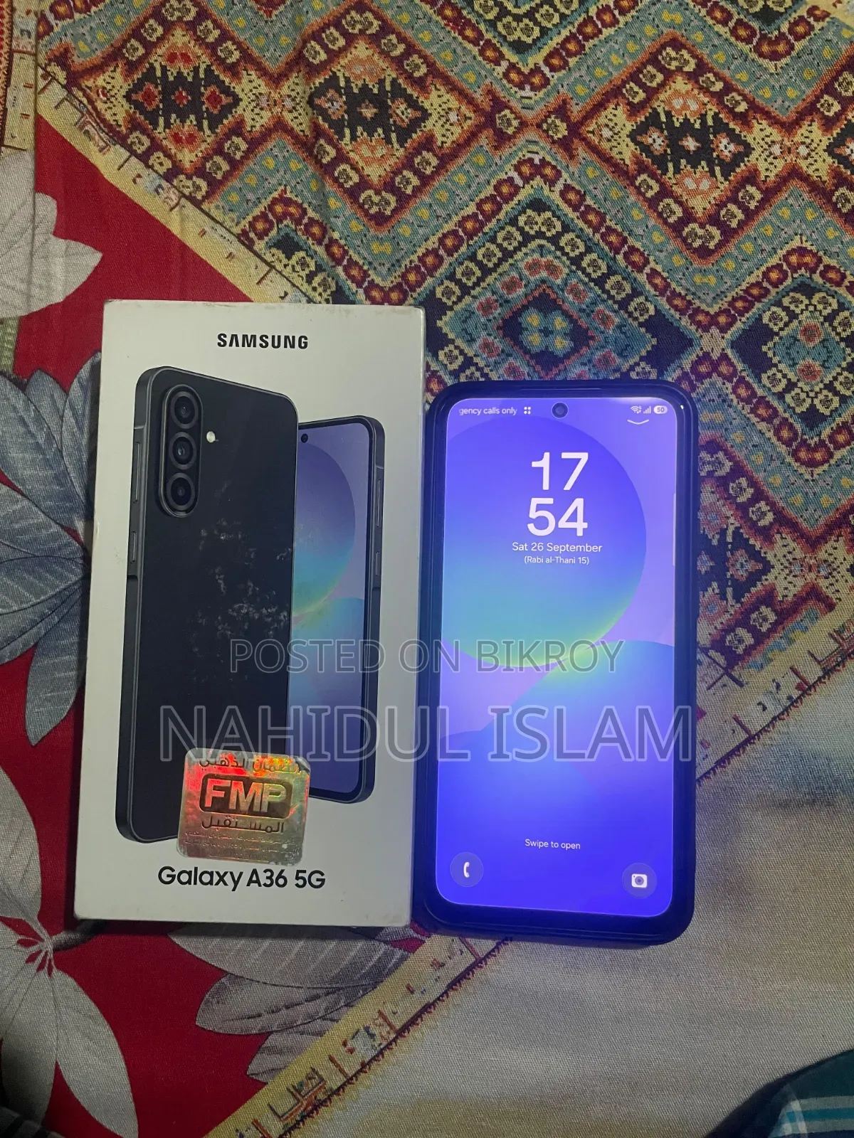 স্যামসাং গ্যালাক্সি এ৩৬ ১২৮ জিবি ব্ল্যাক