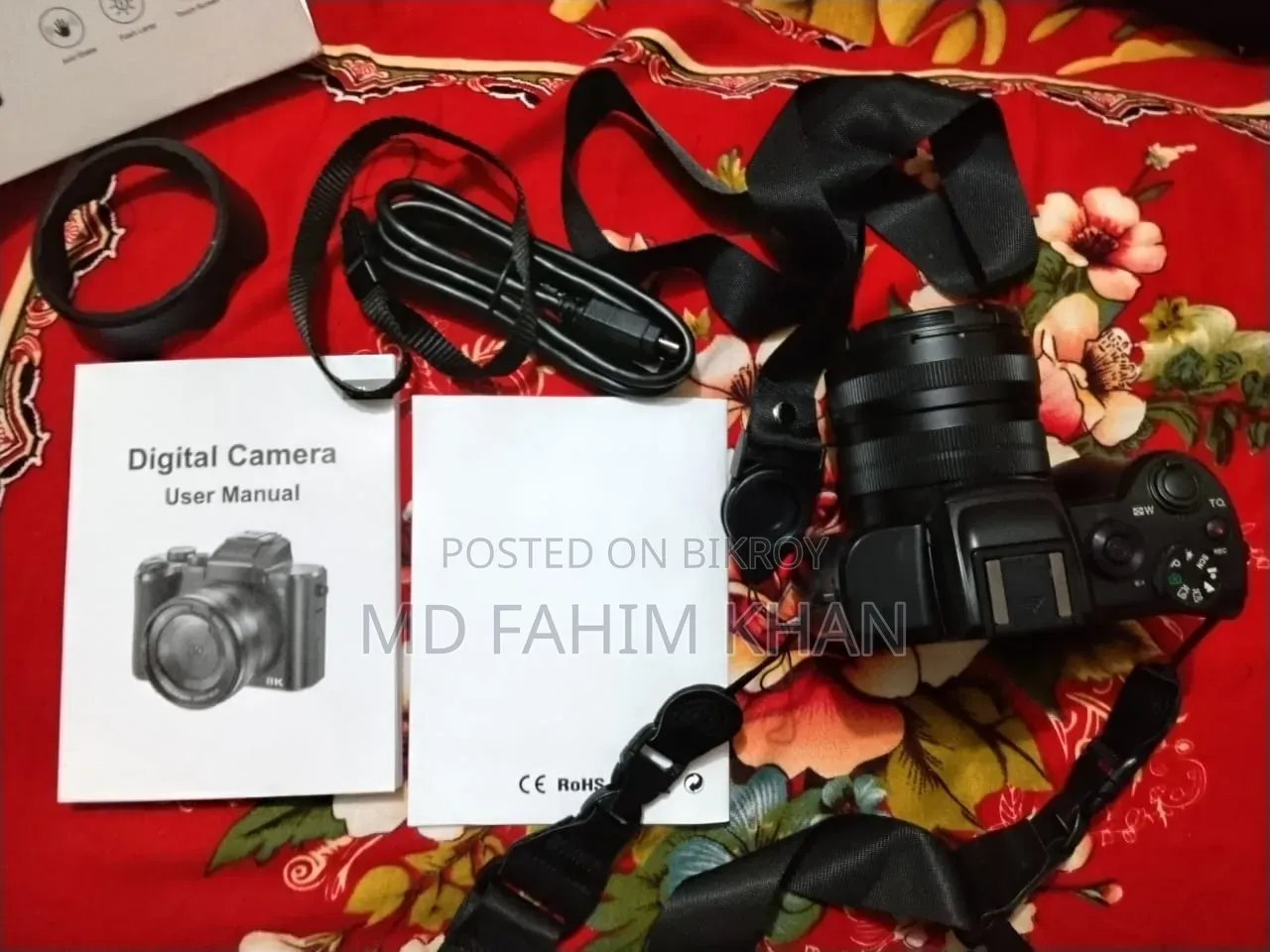 Digital Camera With Autofocus, WiFi, 16X Digital Zoom, Dual Lens.