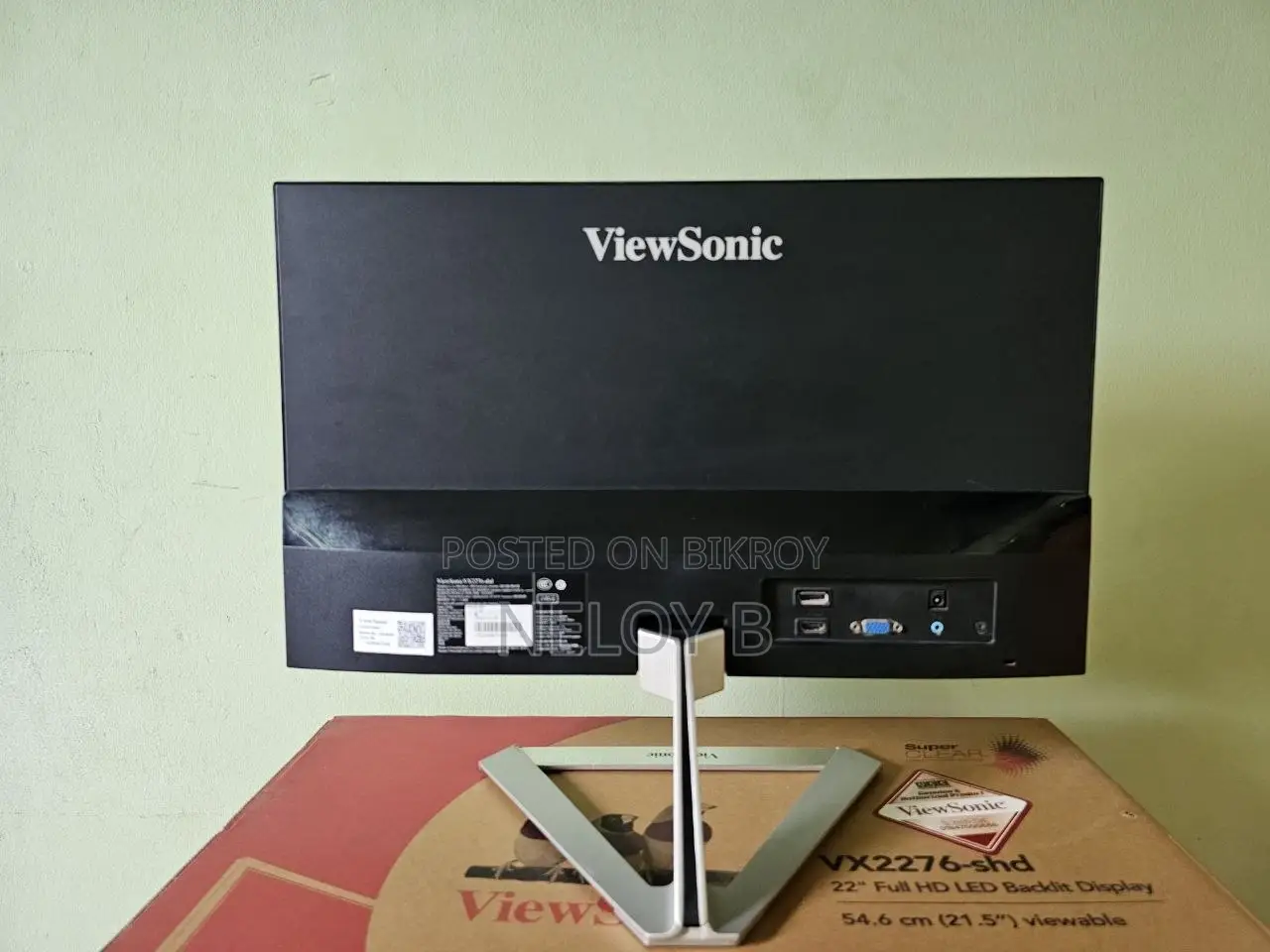 ViewSonic VX2276-SHD 21.5" FHD 75Hz IPS LED Monitor