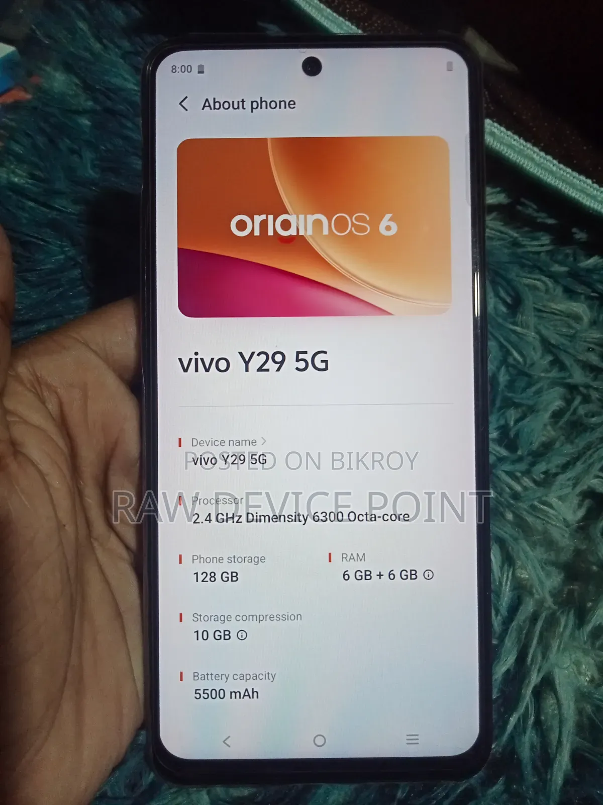 Vivo Y29 128 GB Blue