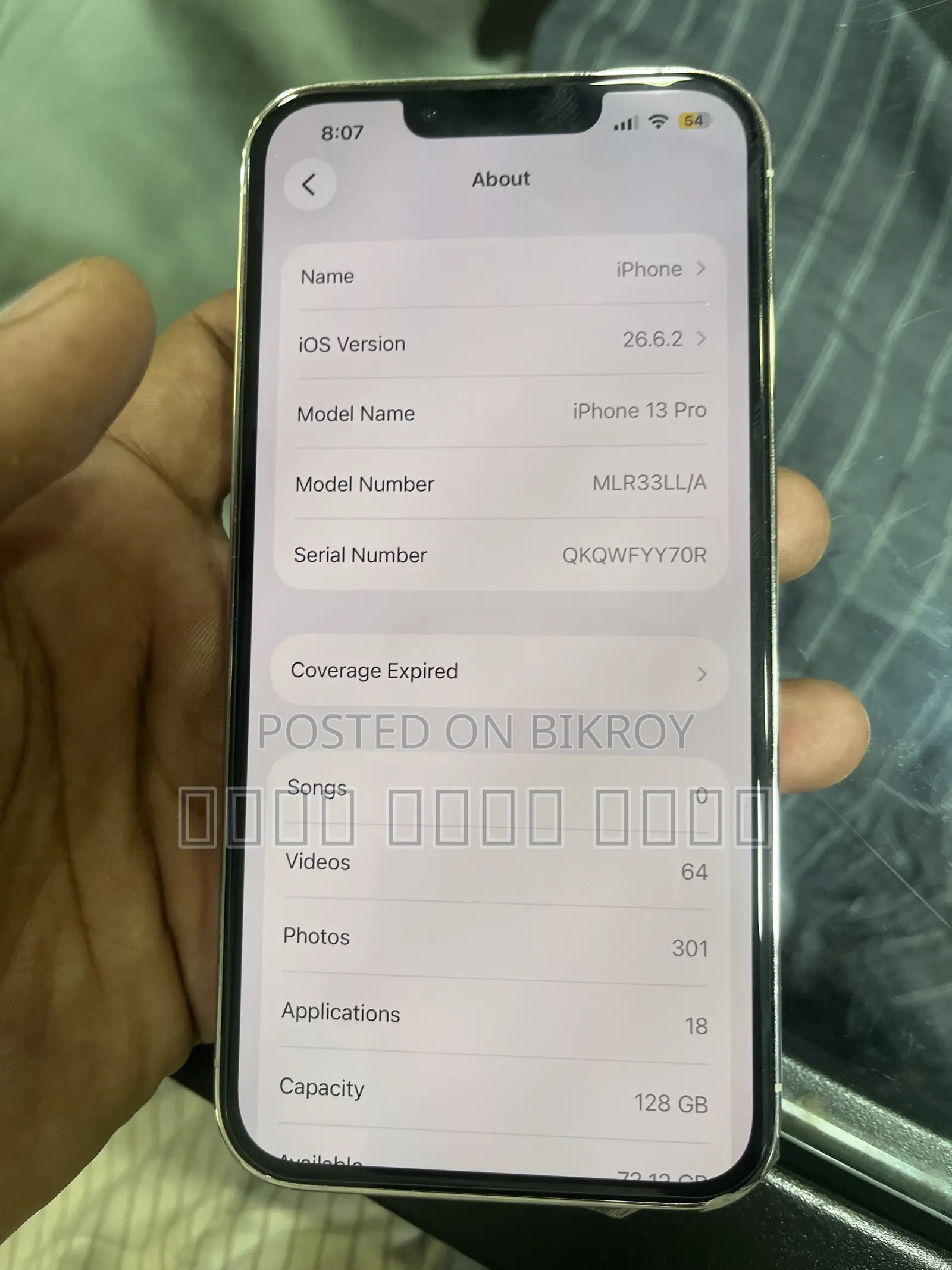Apple iPhone 13 Pro 128 GB Silver