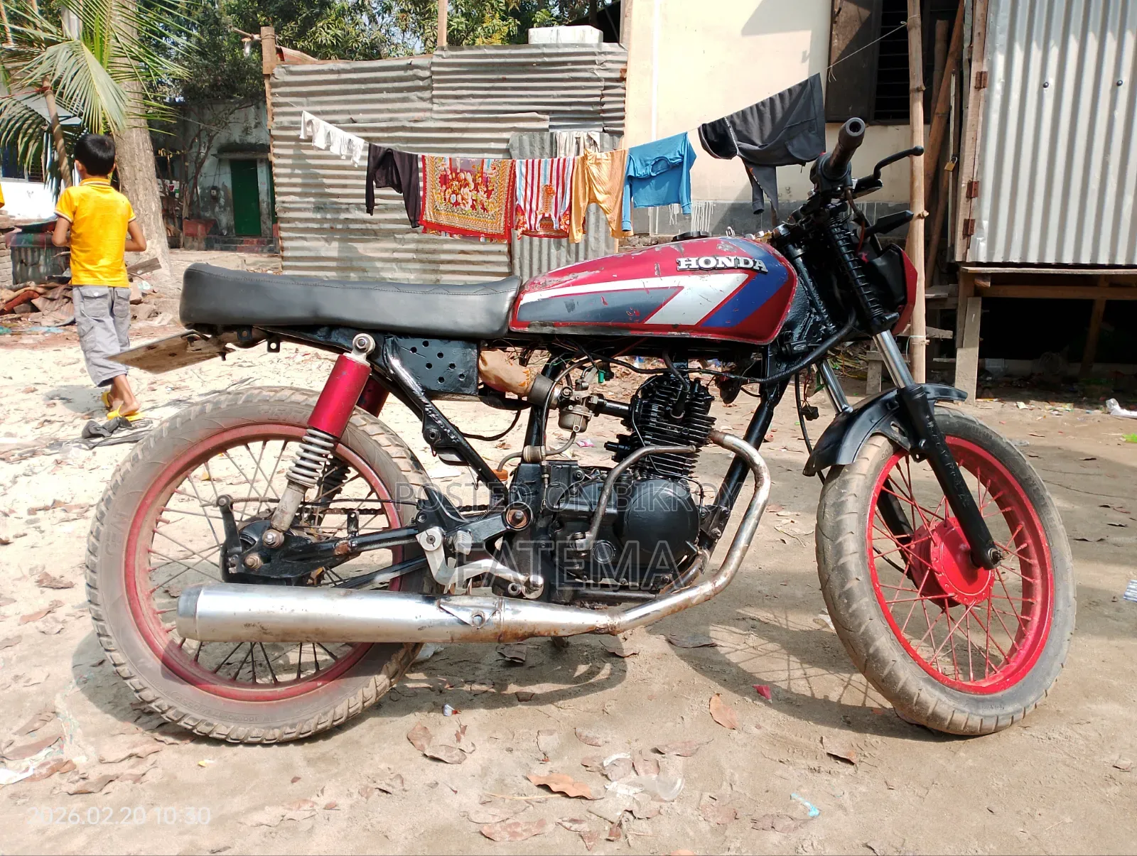 Bajaj CT 100 1990 Red