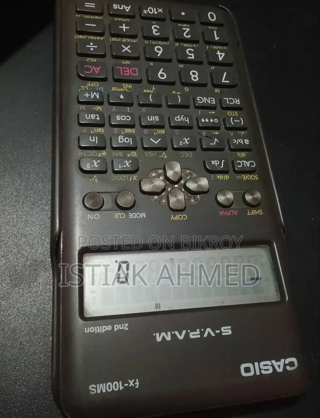 CASIO Fx-100ms 2nd Edition Original Scientific Calculator