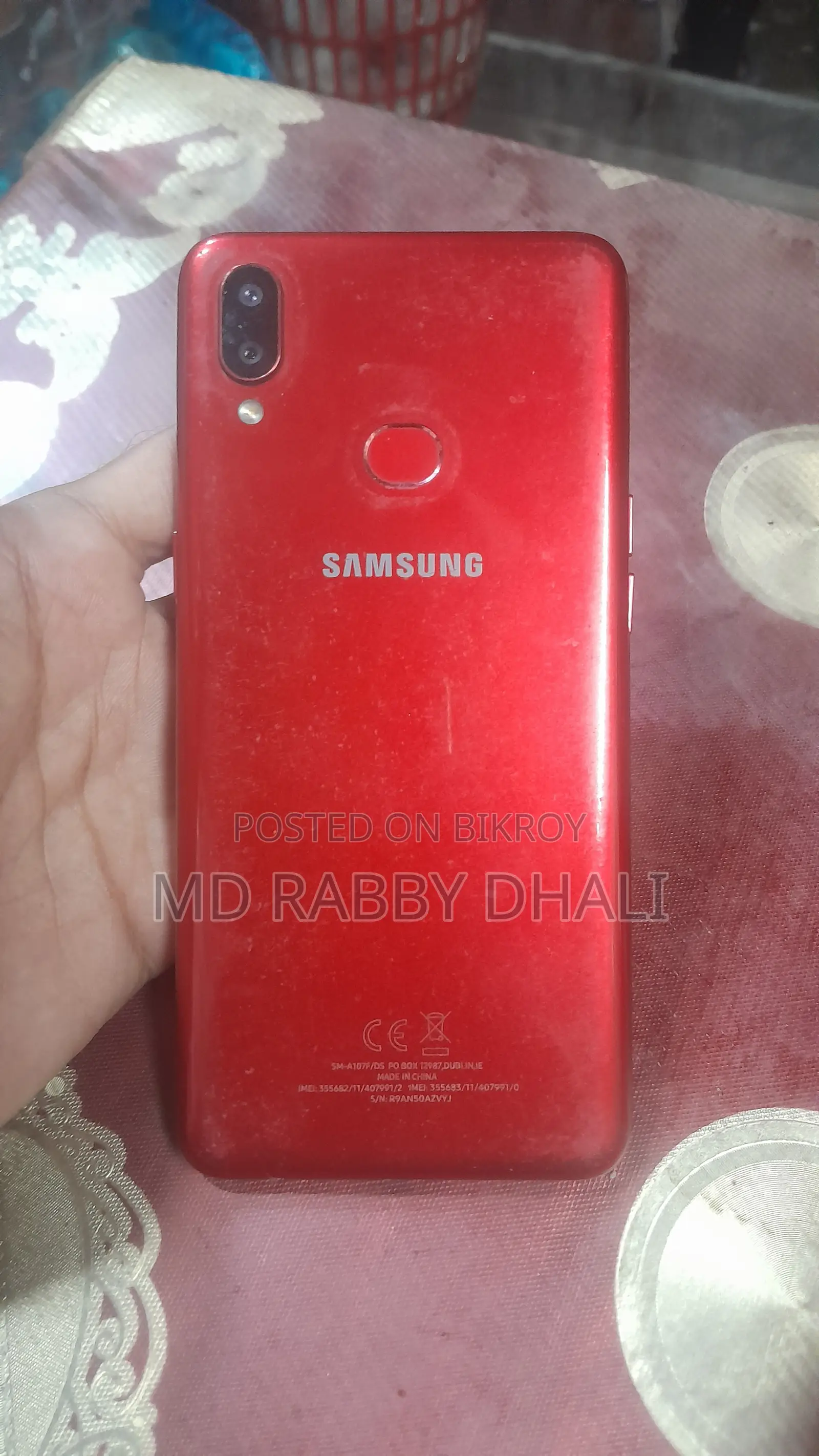Samsung Galaxy A10s 32 GB Red