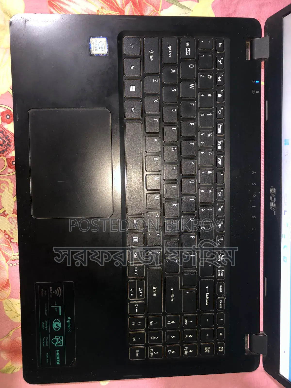 Laptop Acer Aspire 3 12GB Intel Core i3 SSD 256GB