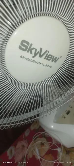 Sky View Charger Fan