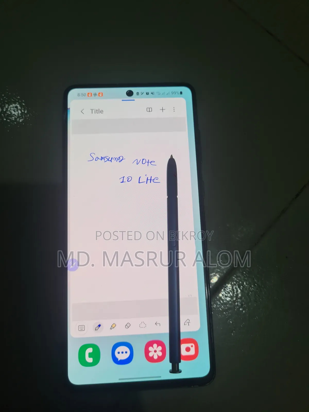 Samsung Galaxy Note 10 Lite 128 GB Graphite