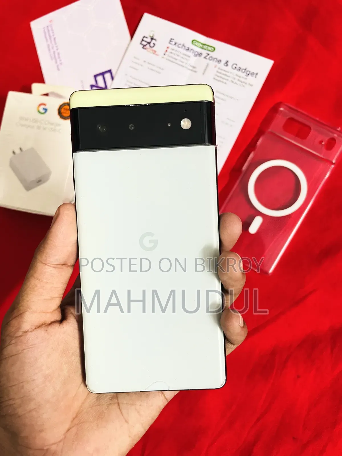 গুগল পিক্সেল ৬ ১২৮ জিবি সাদা
