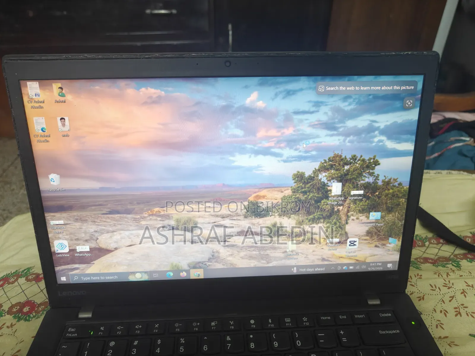 Laptop Lenovo ThinkPad T470 12GB Intel Core i5 SSD 256GB