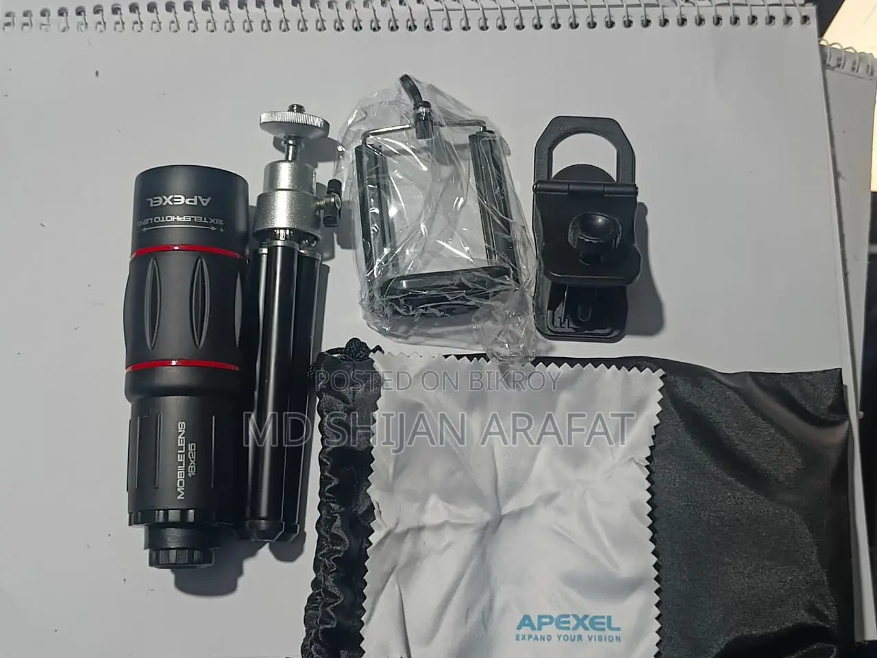 Apexel 18X Telephoto Lens Set With Tripod — For Sale!
