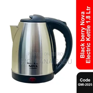 Black Berry Nova Electric Kettle 1.8L GMI -2025
