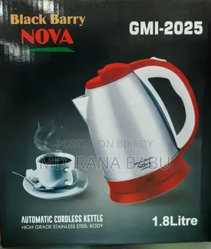 Black Berry Nova Electric Kettle 1.8L GMI -2025