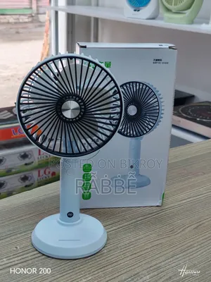 Rechargeable Mini Table Fan – New