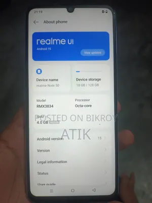 Realme Note 50 128 GB Blue