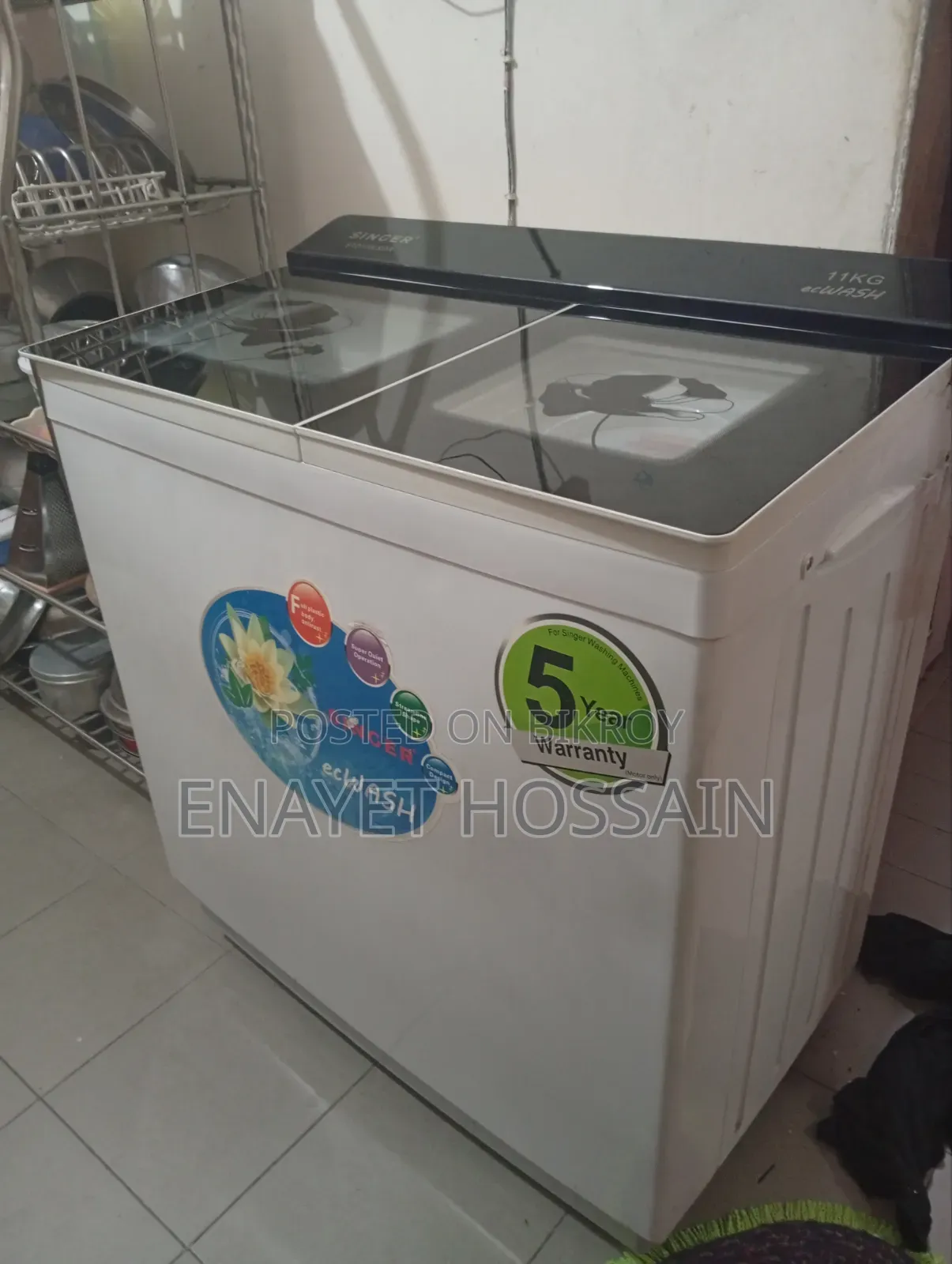 Singer 11 Kg Semi Auto Washing Machine for Sell