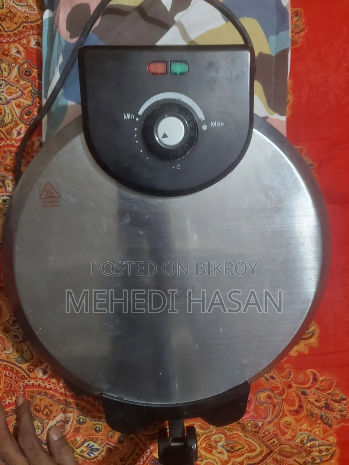 ইলেকট্রিক রুটি ফ্ল্যাটব্রেড মেকার – চমৎকার অবস্থা!
