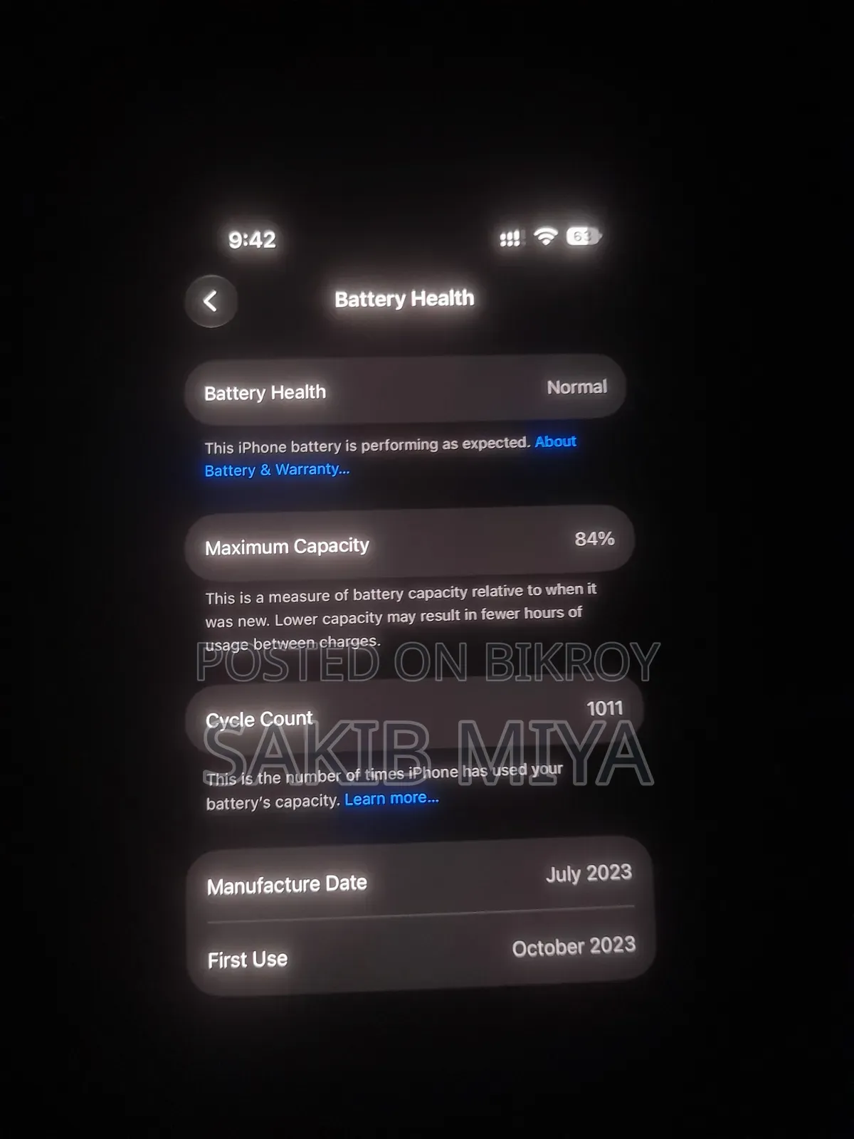 Apple iPhone 15 256 GB Black