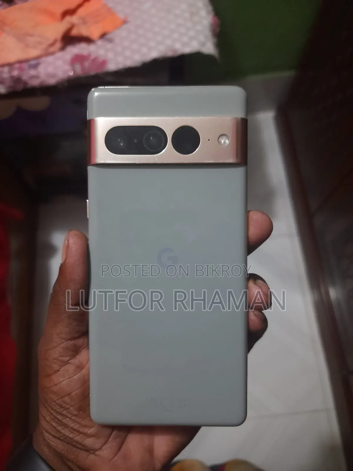 গুগল পিক্সেল ৭ প্রো ১২৮ জিবি গোল্ড