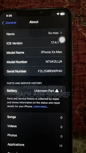 Apple iPhone XS Max 256 GB White