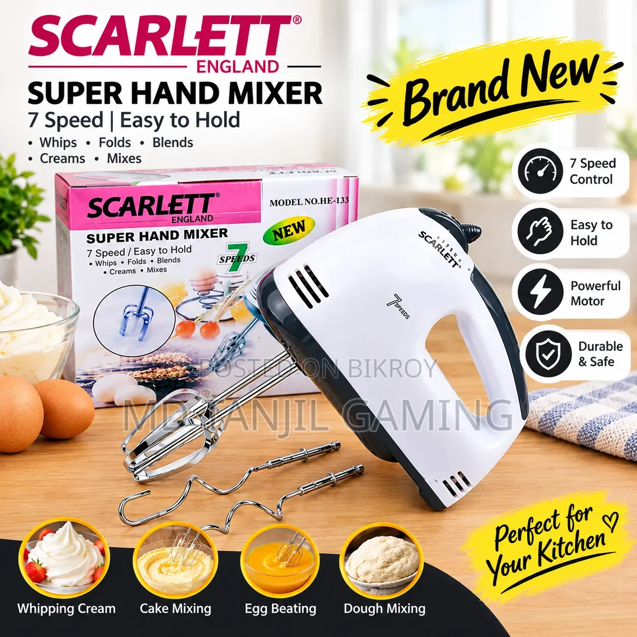 Scarlett Hand Mixer – Brand New