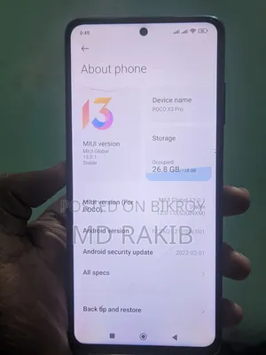 Xiaomi Poco X3 Pro 128 GB Blue