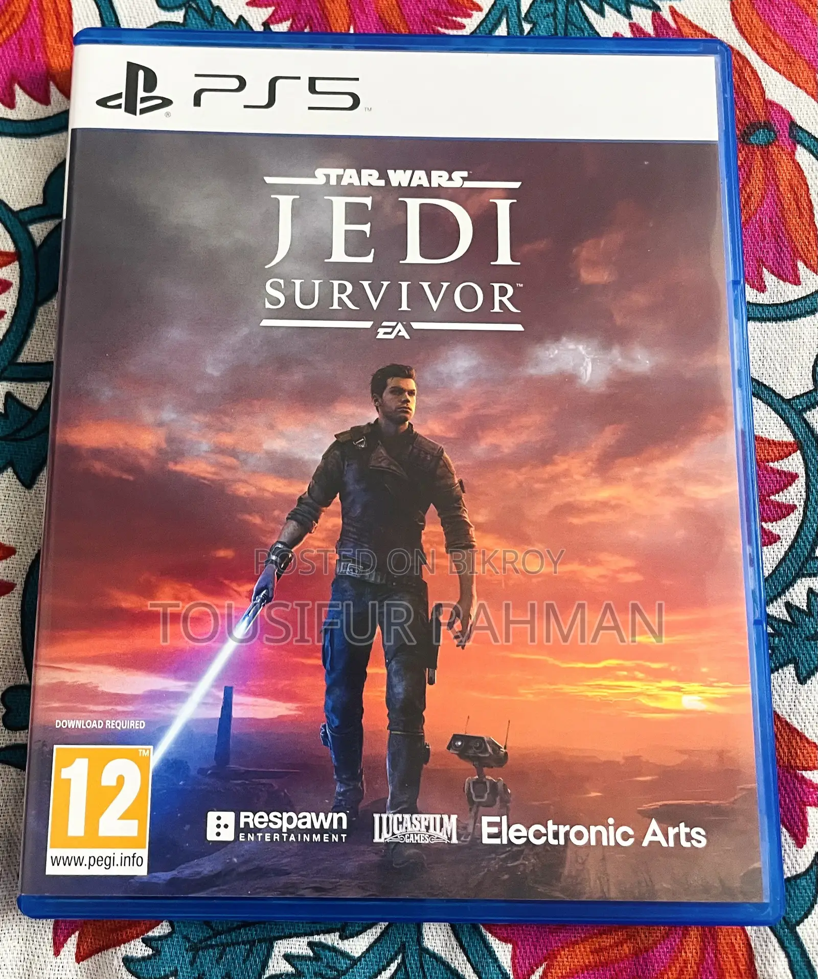 PS5 Jedi Survivor Disc Full New