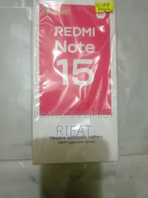 New Xiaomi Redmi Note 15 128 GB Black