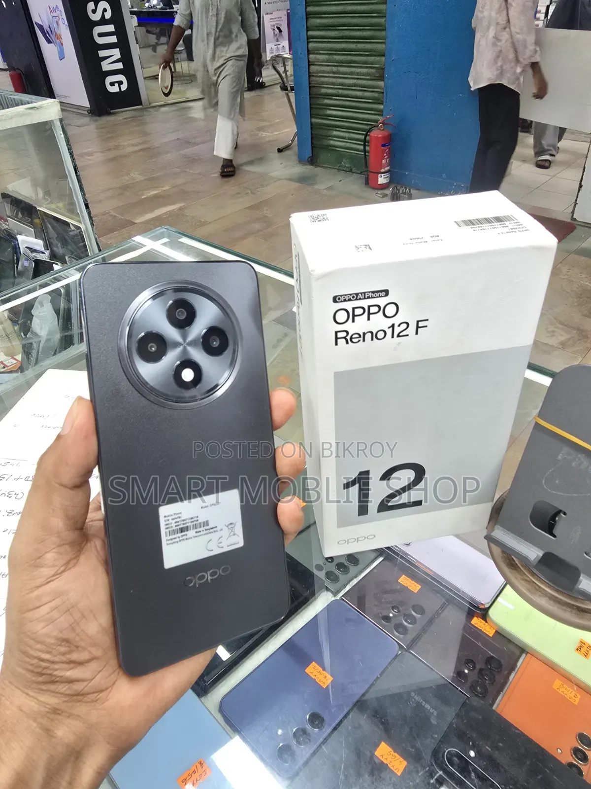 অপো রেনো১২ এফ ২৫৬ জিবি ব্ল্যাক