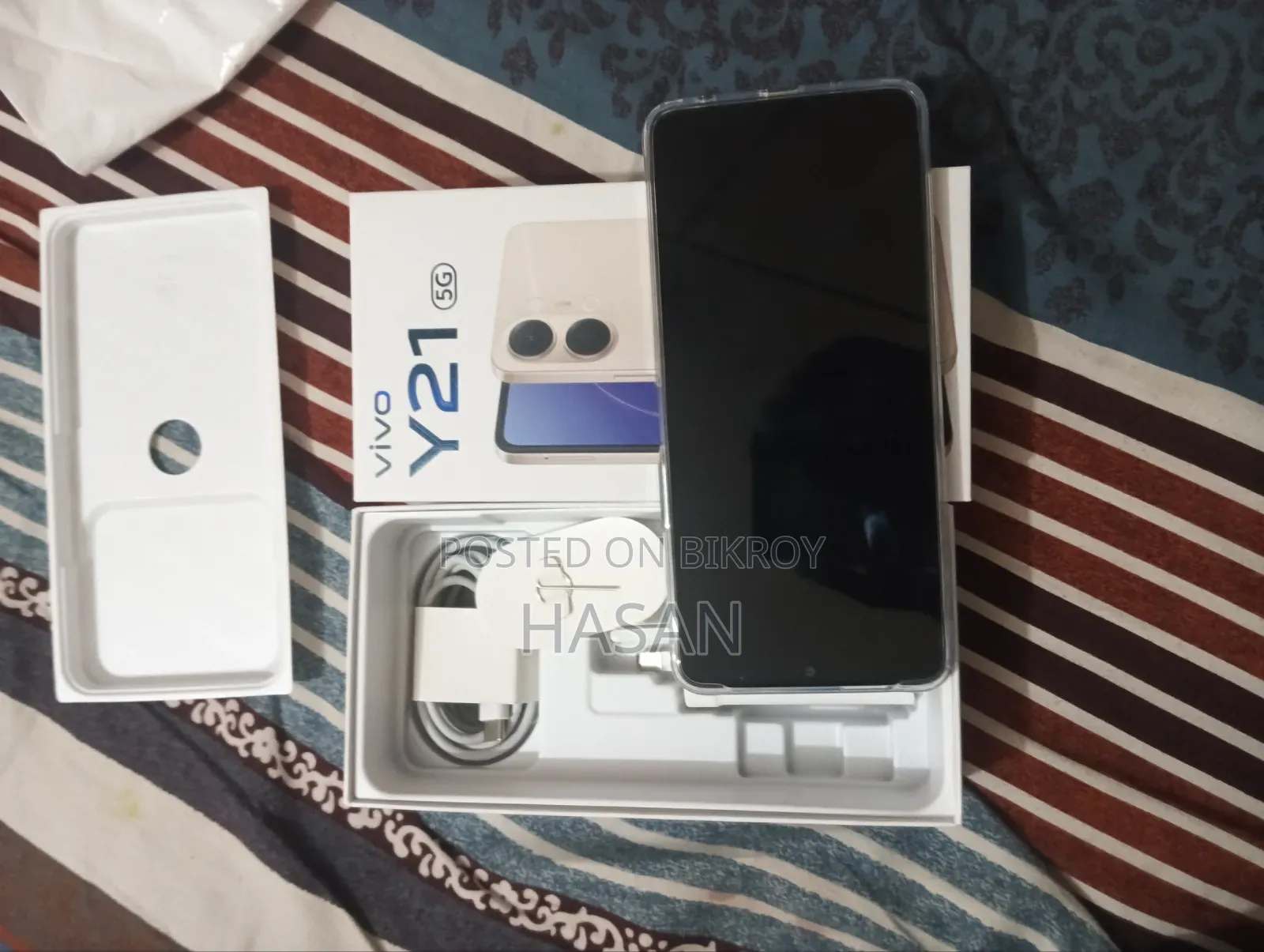 New Vivo Y21 128 GB Blue