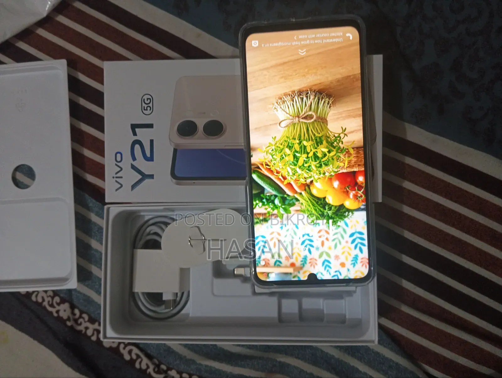 New Vivo Y21 128 GB Blue