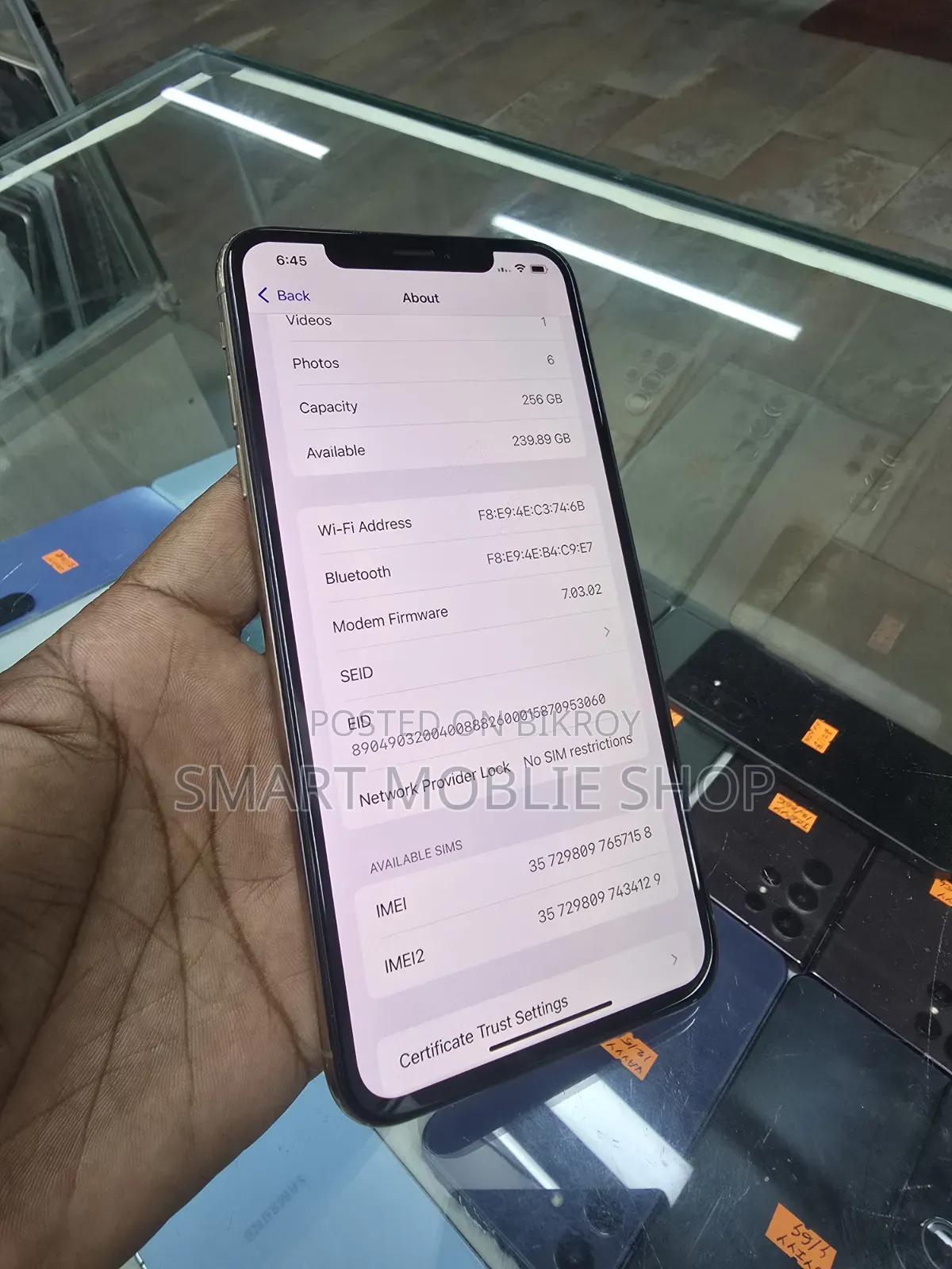 Apple iPhone XS Max 256 GB Gold