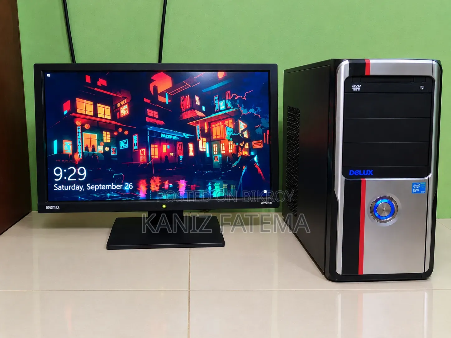 Desktop Computer 8GB Intel HDD 512GB