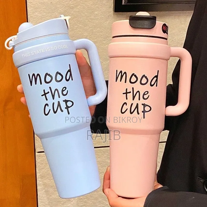 Original BingBa Cup 40oz “Mood the Cup” Insulated Tumbler