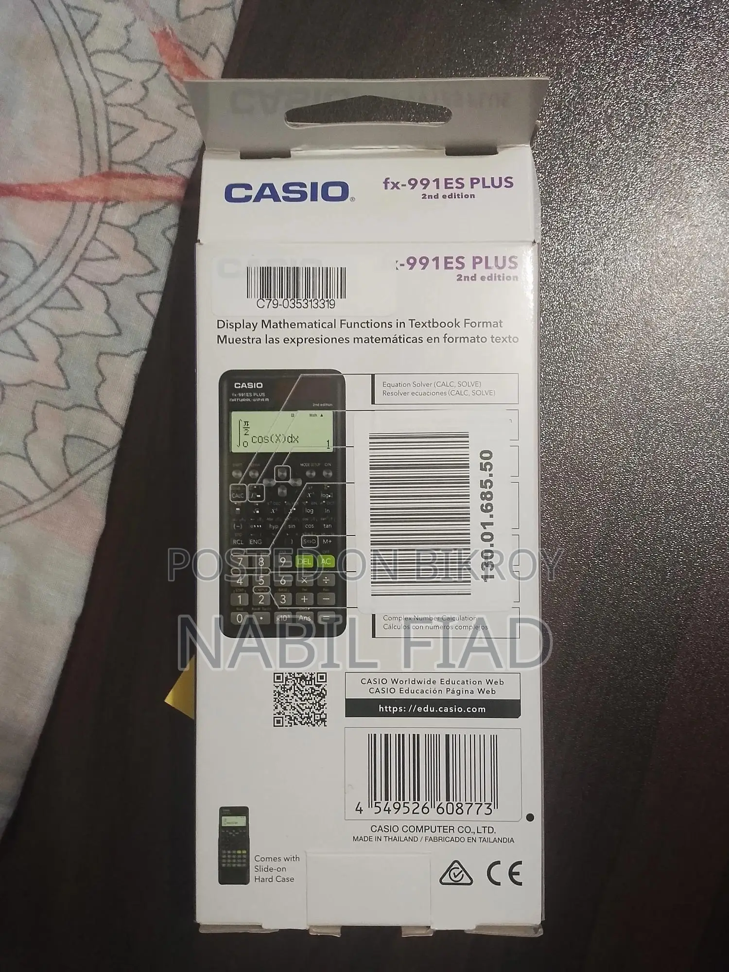 Scientific Calculator Casio Fx-991es Plus (2nd Edition)