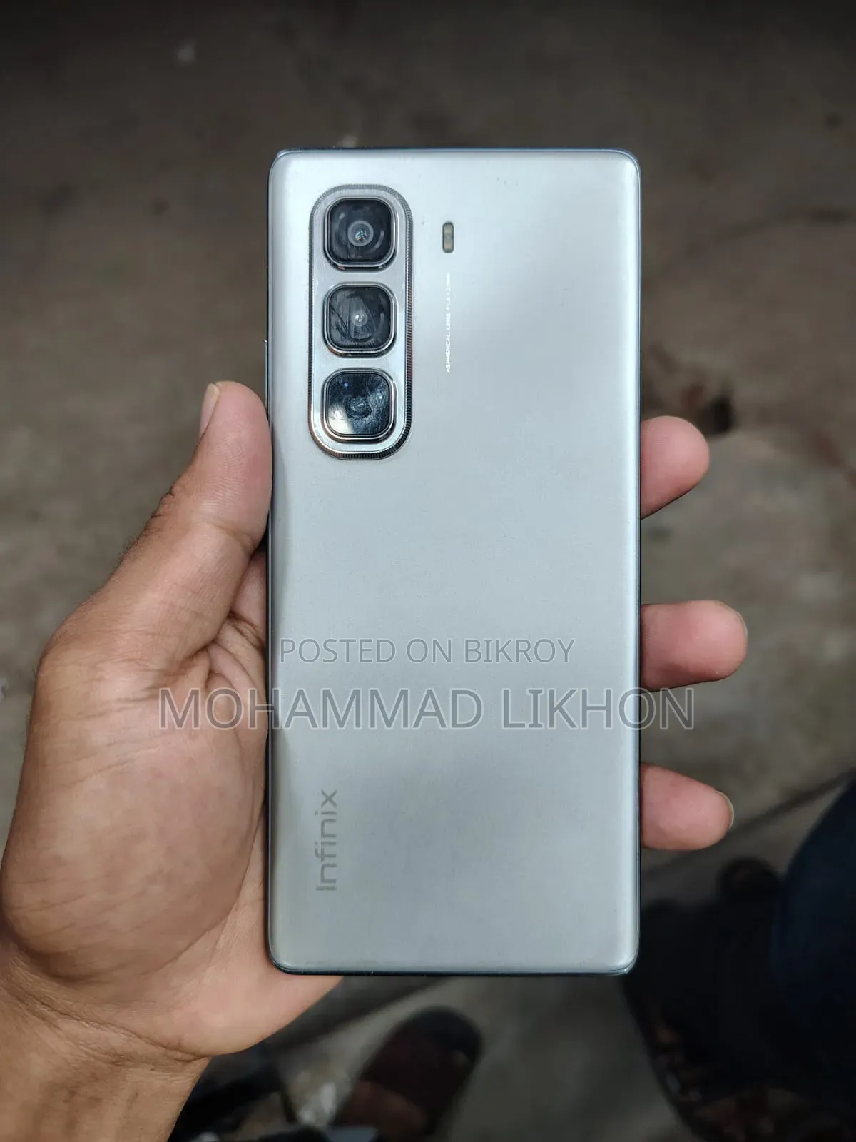 ইনফিনিক্স হট ৫০ প্রো+ ৪জি ২৫৬ জিবি সিলভার