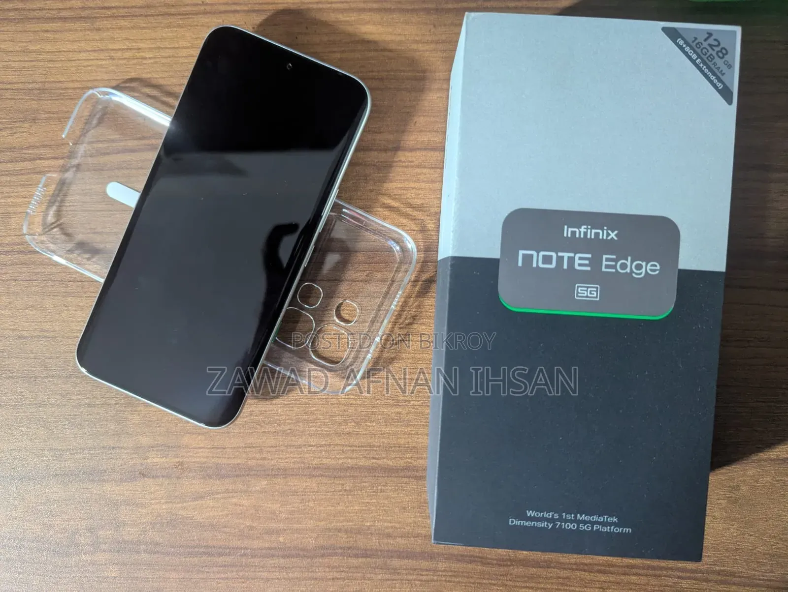 New Infinix Note Edge 128 GB Silver
