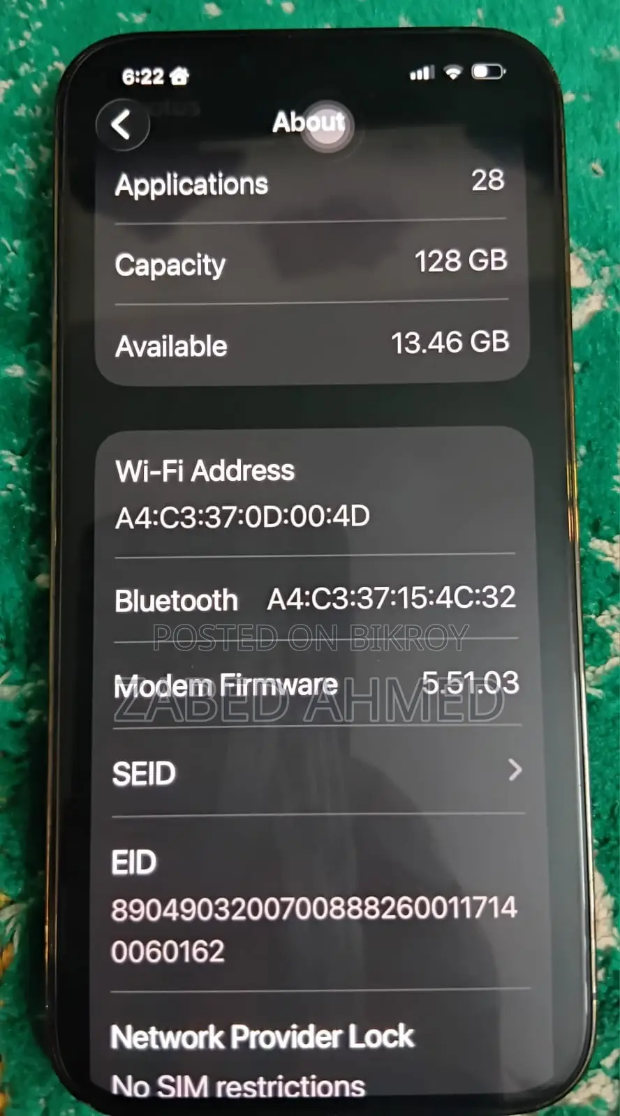 Apple iPhone 13 Pro Max 128 GB Green