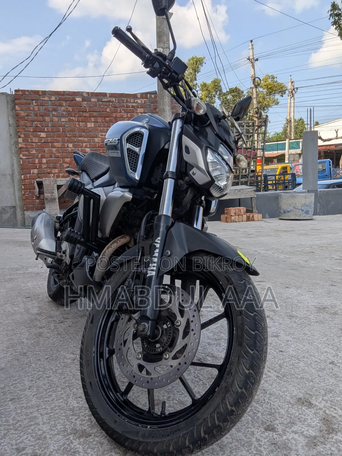ইয়ামাহা এফজেডএস ভি৩ ২০২১ নীল