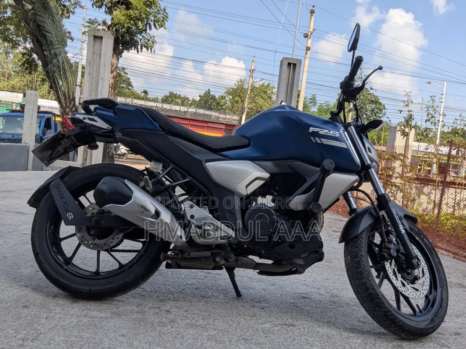 ইয়ামাহা এফজেডএস ভি৩ ২০২১ নীল