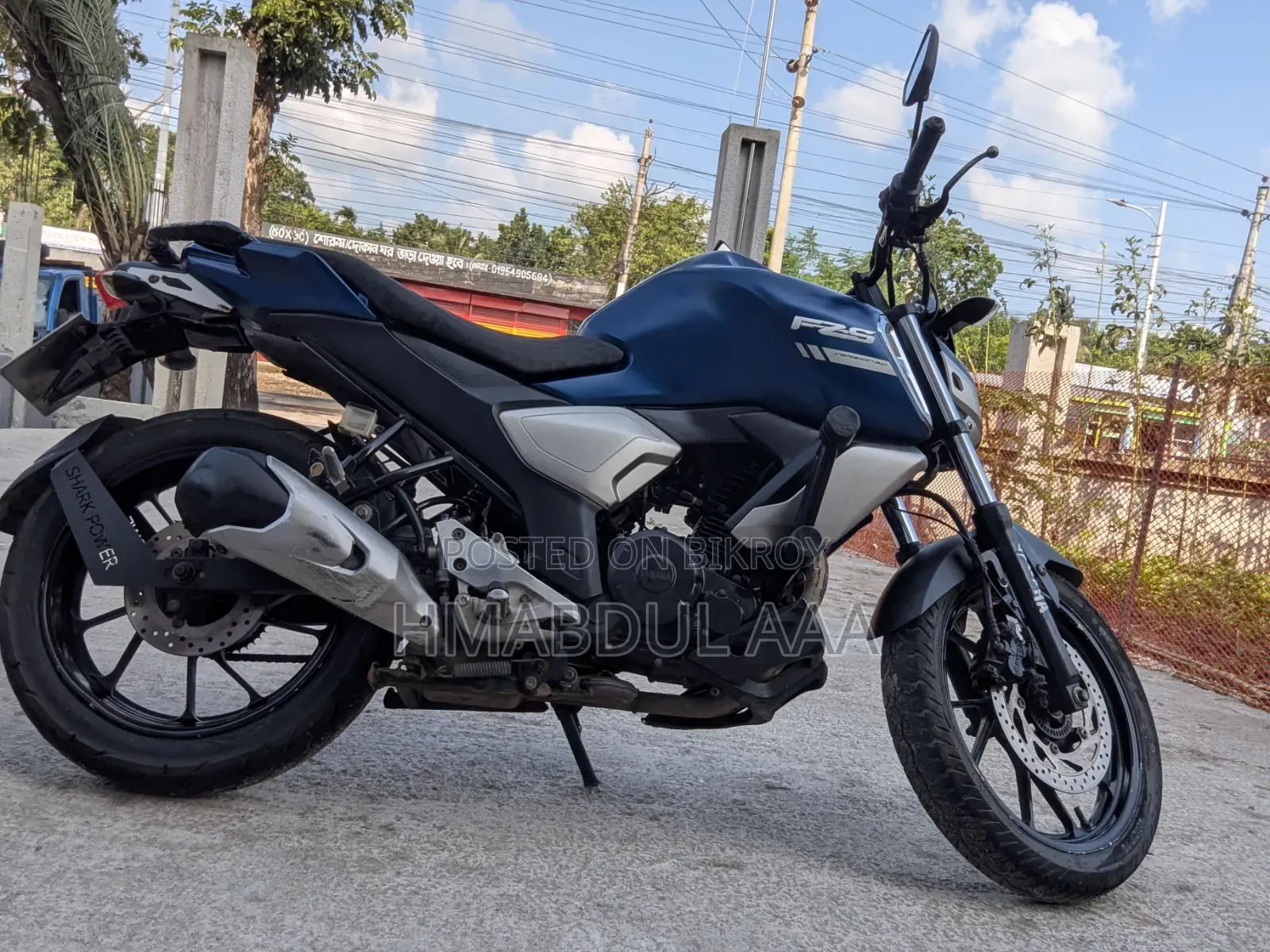 ইয়ামাহা এফজেডএস ভি৩ ২০২১ নীল