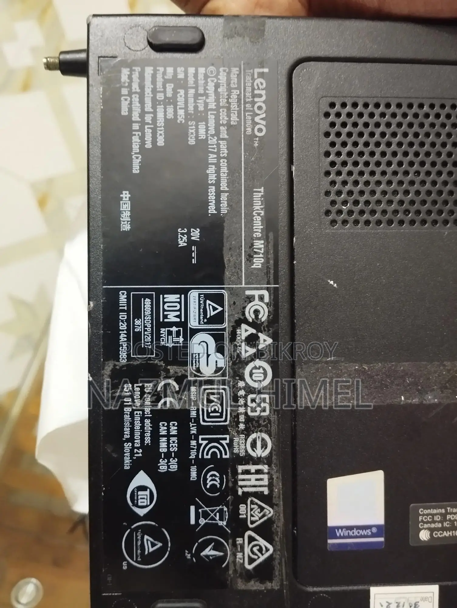 Lenovo ThinkCentre M710 Tiny 8GB Intel Core i5 SSD 256GB