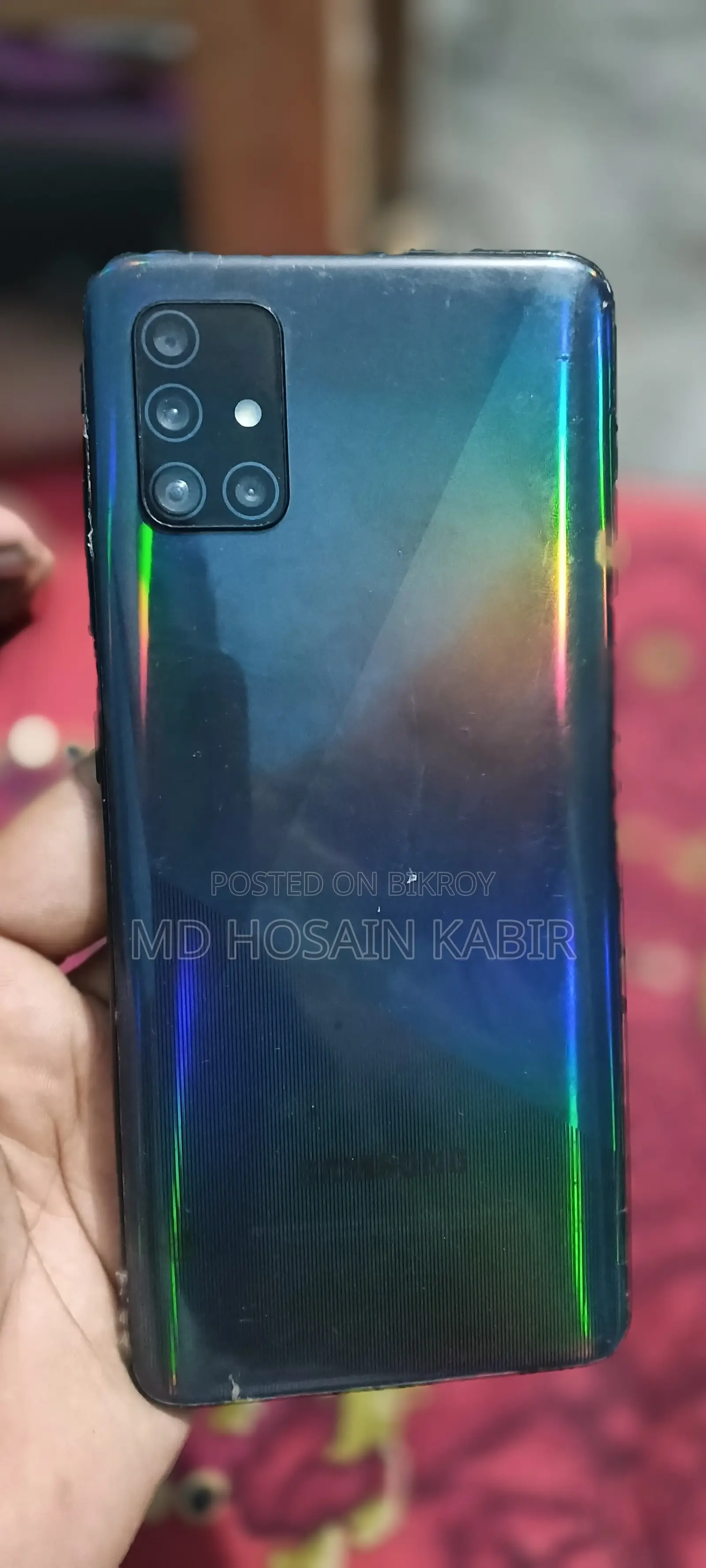 স্যামসাং গ্যালাক্সি এ৫১ ১২৮ জিবি কালো