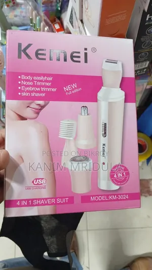 Bikini, Underarms, Face Hair, Nose and Eyebrows Cleaning Razor